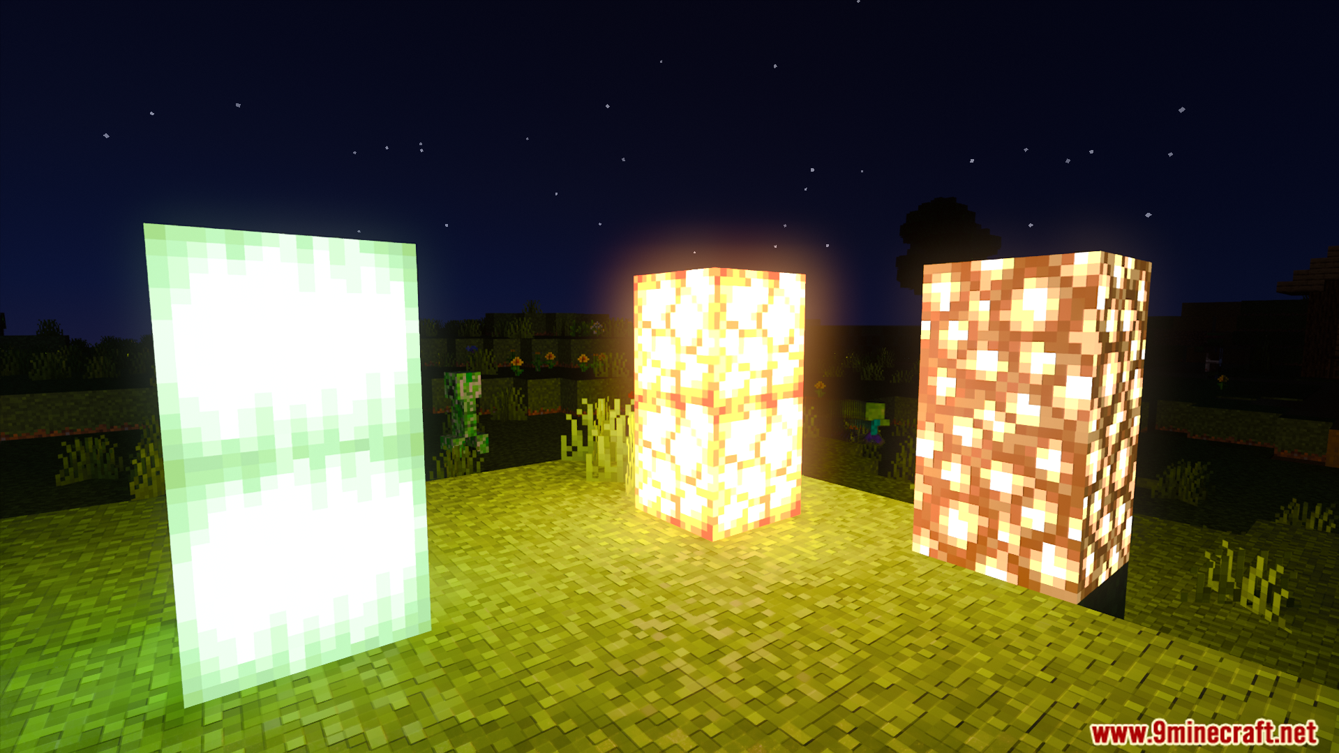 Light Path RTX Texture Pack Screenshot 6 Special lighting details improve the look of various glowing blocks