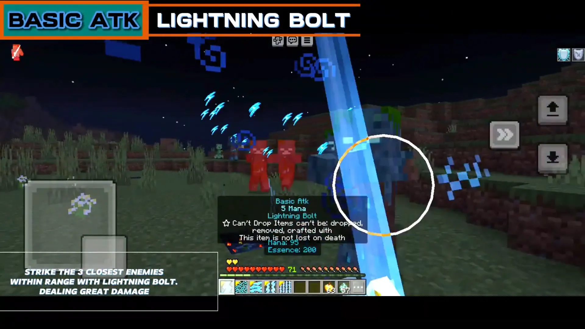 Lightning Magic Addon (1.21, 1.20) – MCPE/Bedrock Mod