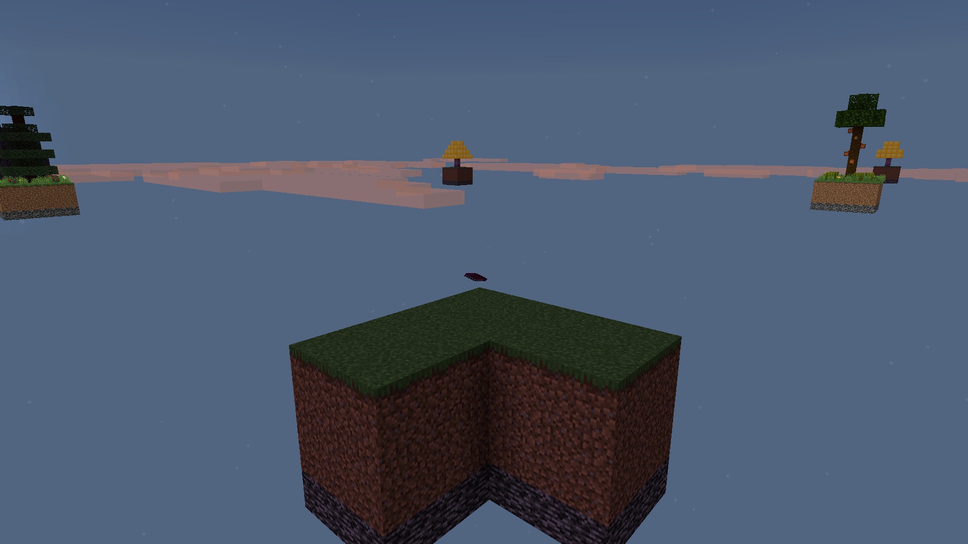 Lucky Tree Skyblock V5 Map Screenshot 7 Dusk over the Lucky Tree Skyblock islands