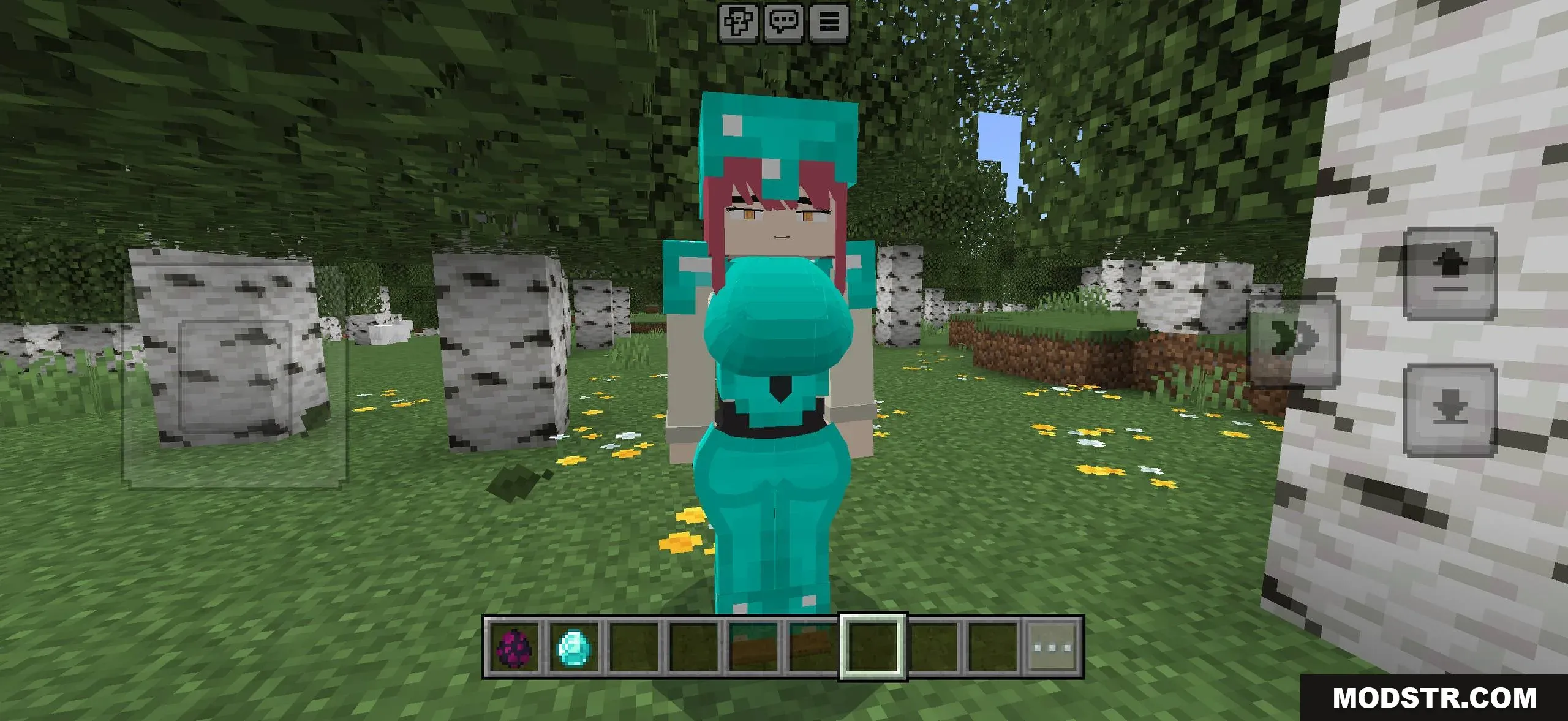 Makima Jenny Mod for Minecraft PE 1.21 — Chainsaw Man Anime Companion