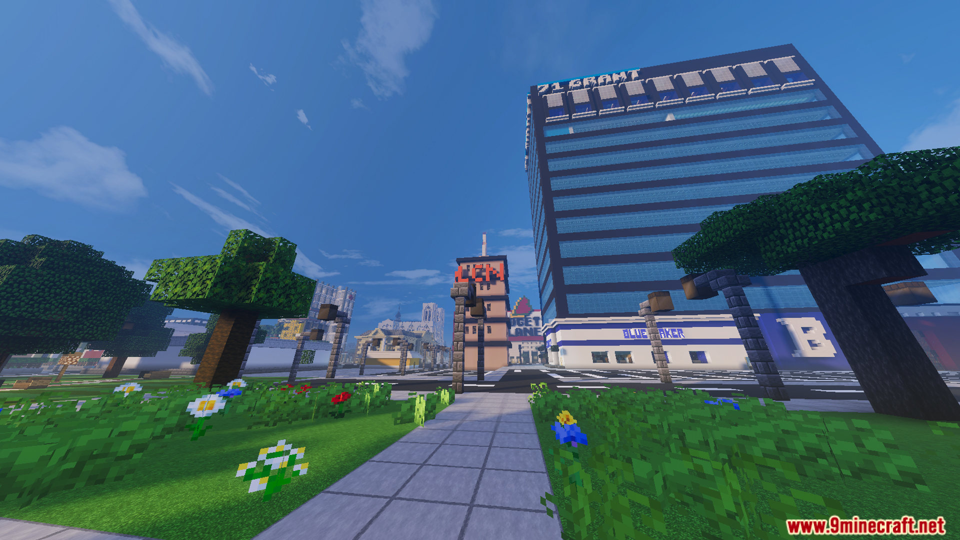 Marvis City LITE Map Screenshot 3 Walk through quiet neighborhoods to see tall skyscrapers in the massive metropolis