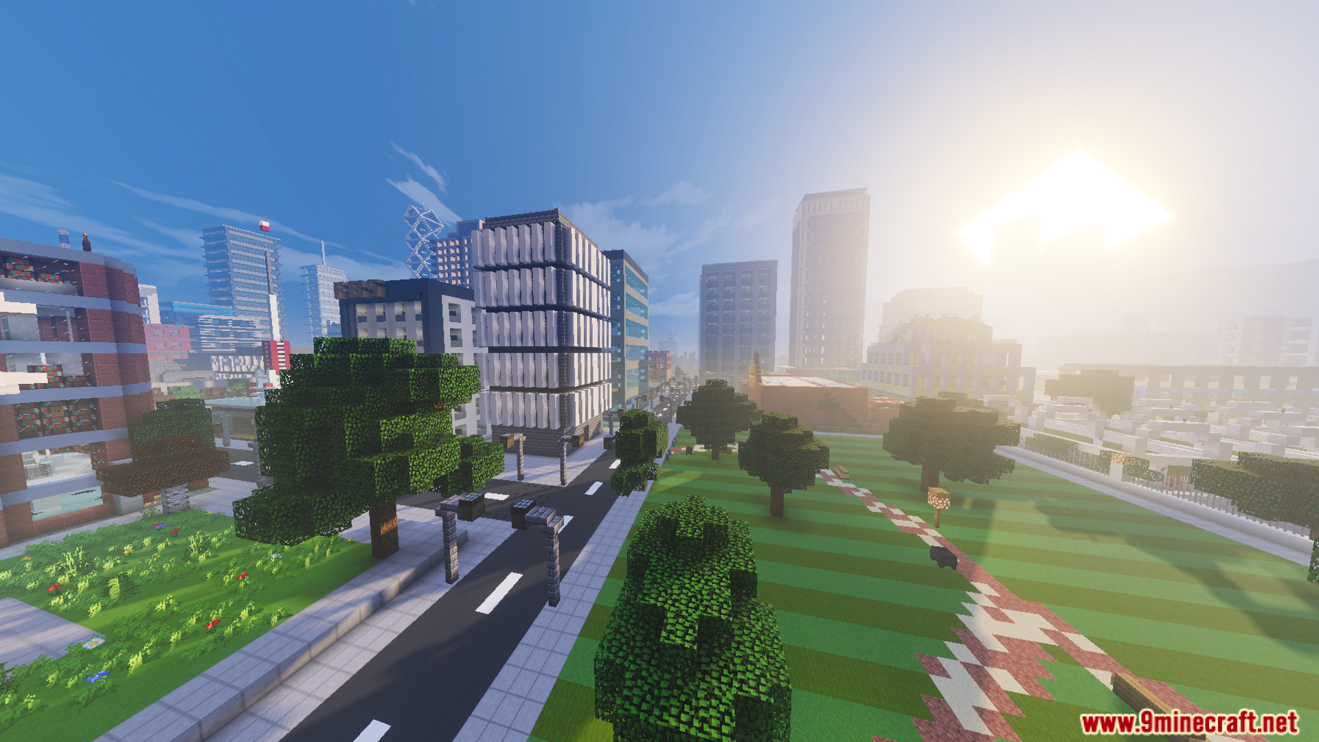 Marvis City LITE Map Screenshot 4 Explore massive skyscrapers and different building styles across the huge city districts