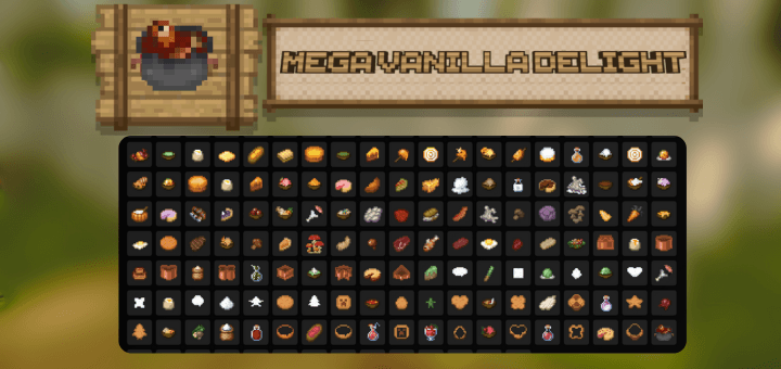 Mega Vanilla Delight Addon (1.21) – MCPE/Bedrock Mod for Minecraft PE
