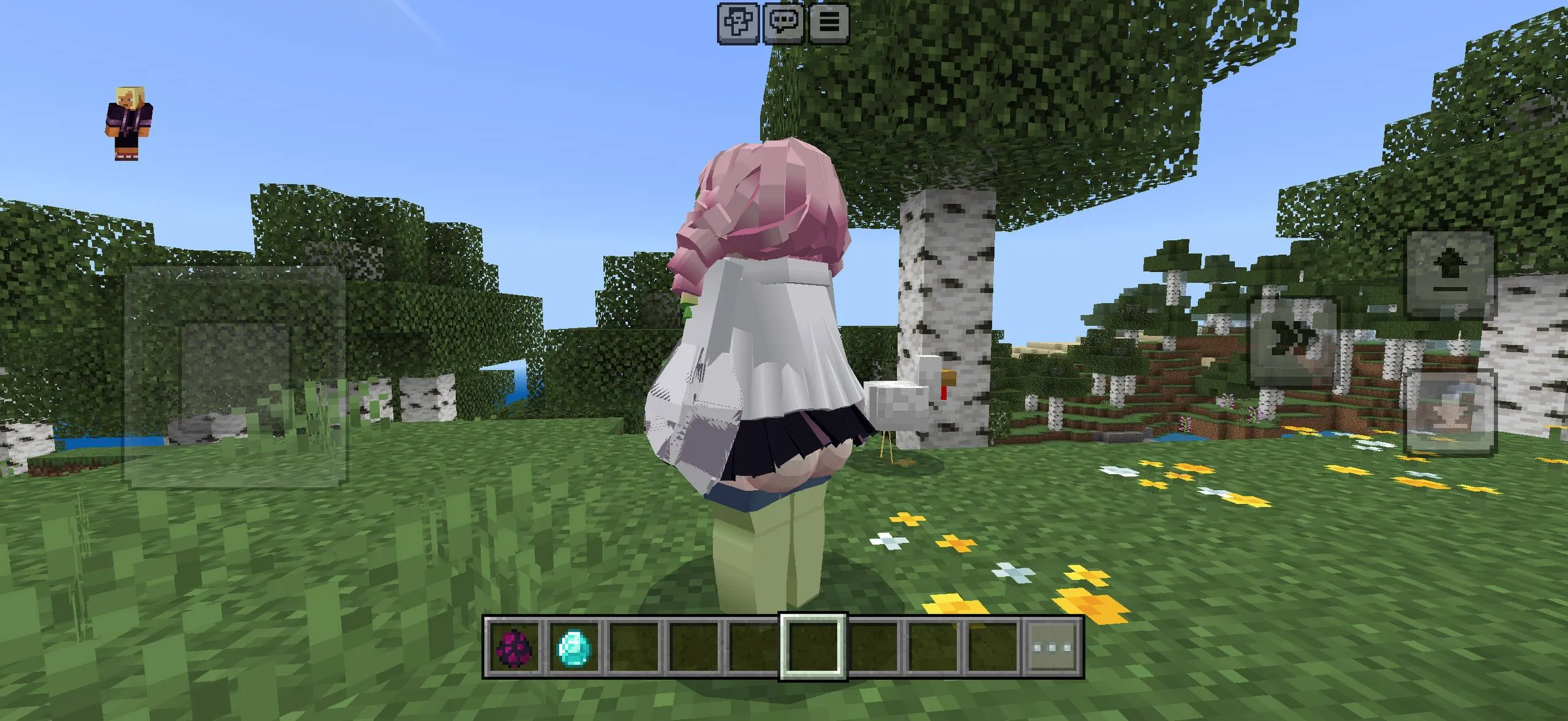 Mitsuri Kanroji Addon for Jenny Mod Minecraft PE 1.21 – MCPE Bedrock Download