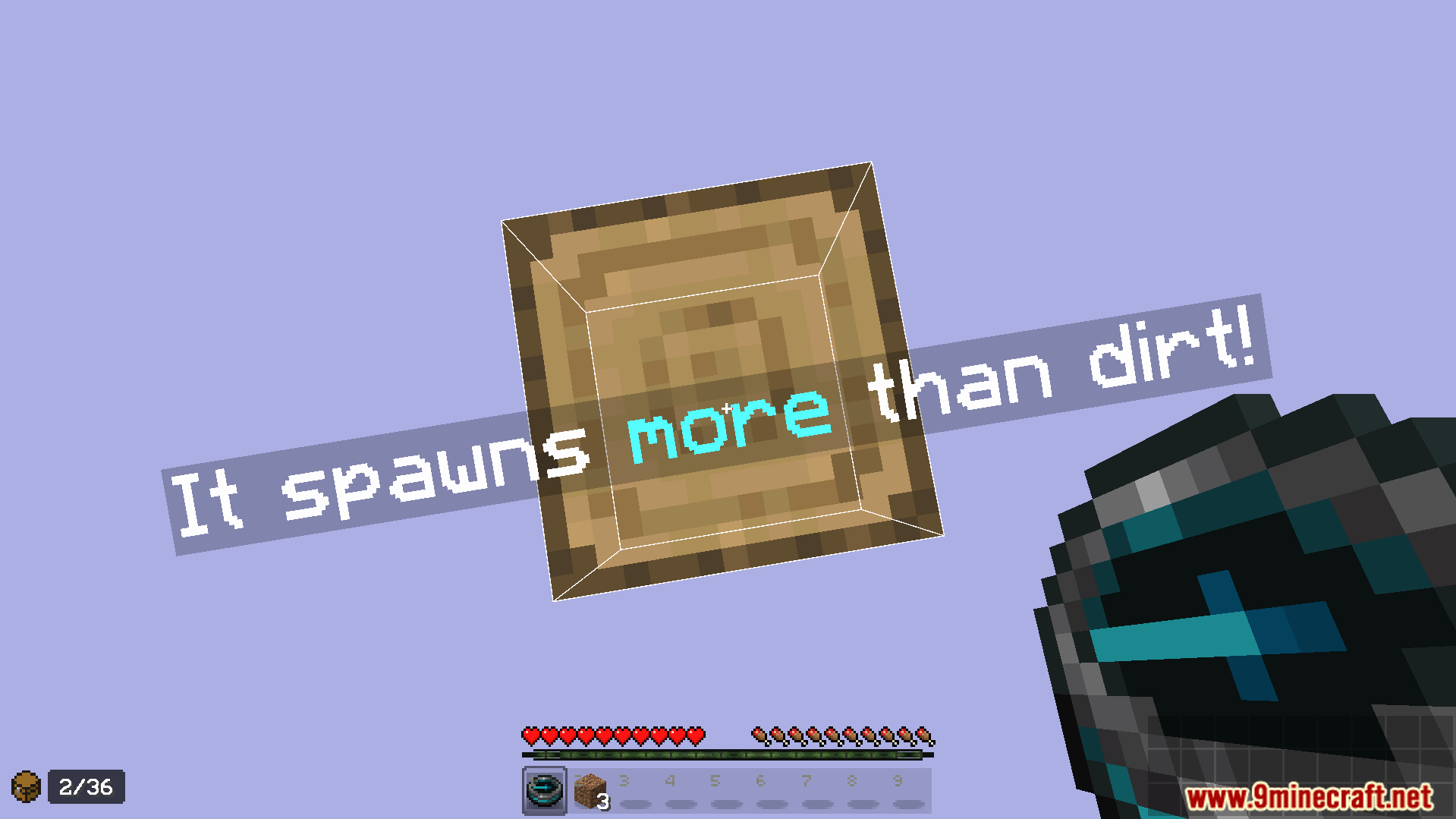 Multiplayer One Block Map Screenshot 10 The one block progresses through phases spawning more than just dirt