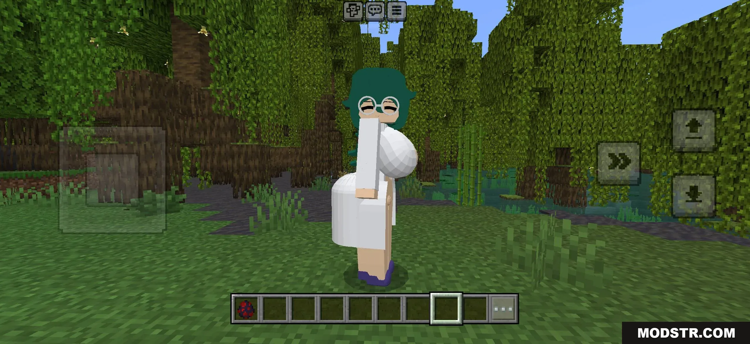 Nerd Jenny Mod for Minecraft PE 1.21 Download – Anime Scientist Addon for Bedrock Edition