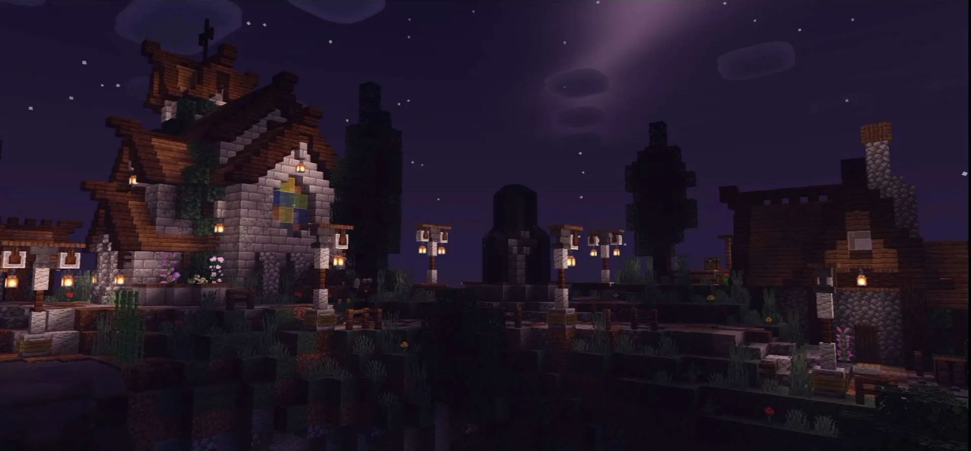 Newb X Flamingo Shader for Minecraft PE 1.21 – Pink & Purple Aesthetic (Download)