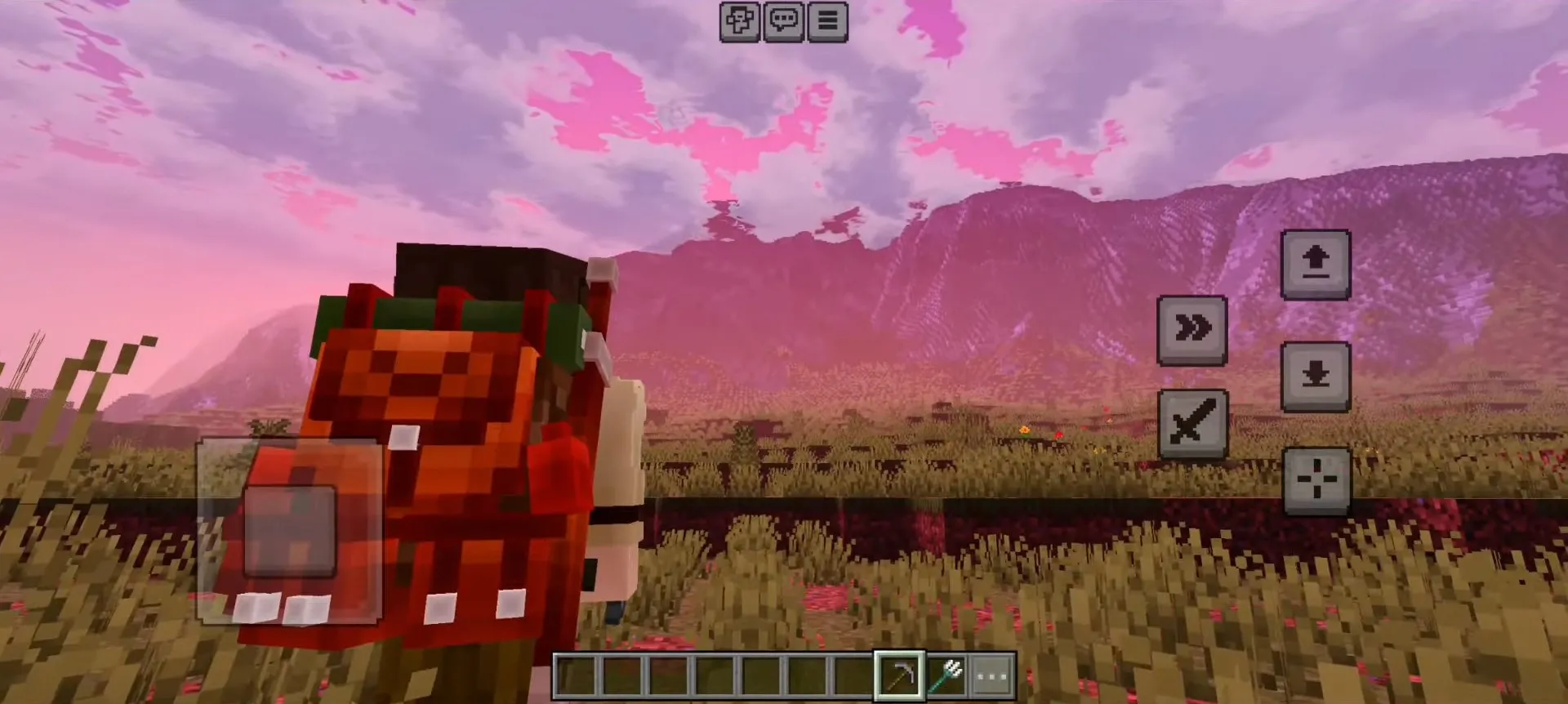 Newb X Flamingo Shader for Minecraft PE 1.21 – Pink & Purple Aesthetic (Download)