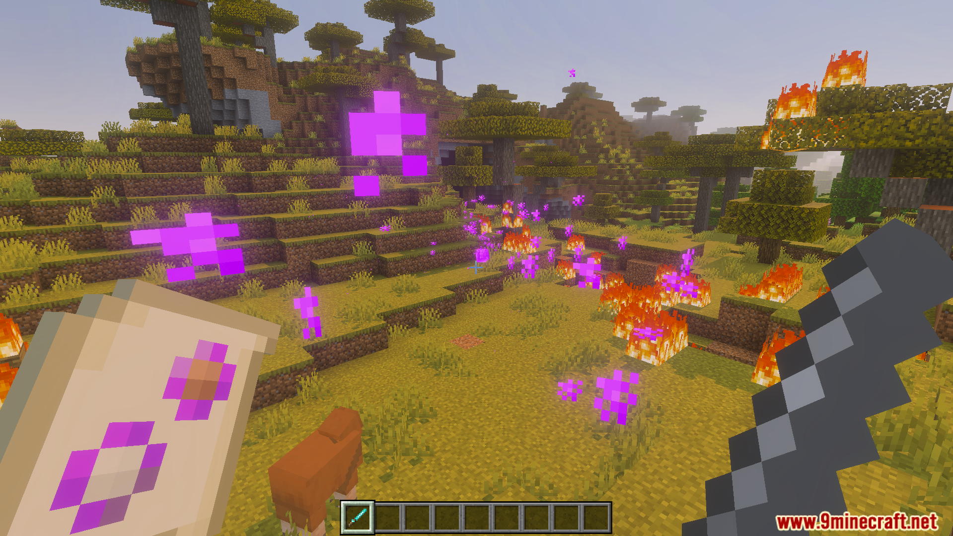 Casting a magic spell with a custom scroll from Nicos Magic Spells Addon