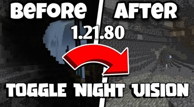 Night Vision Plus Texture Pack (26.x, 1.21) – MCPE/Bedrock