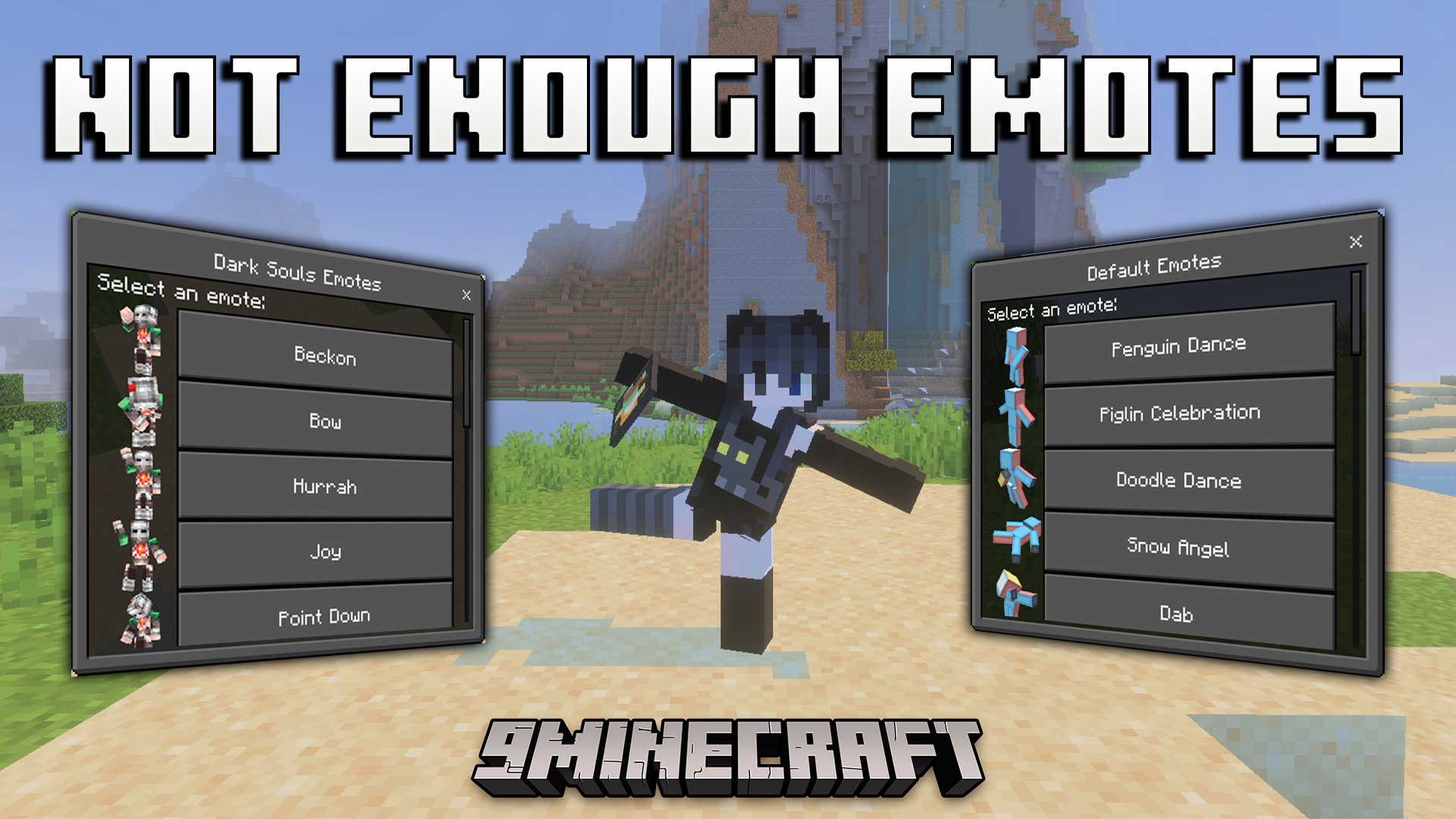Not Enough Emotes Addon (26.x, 1.21) – Play Custom Dances And Character Animations