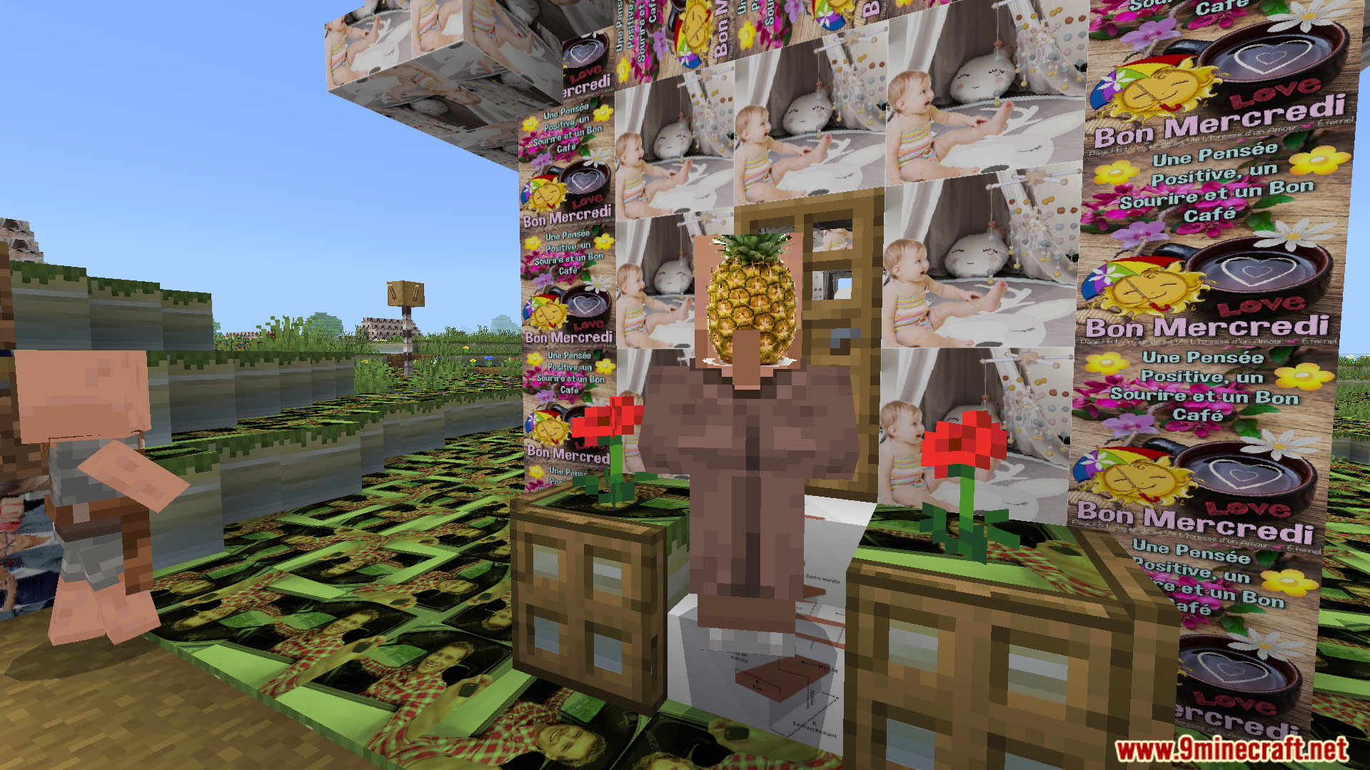 Funny new textures based on crazy translations change the entire world
