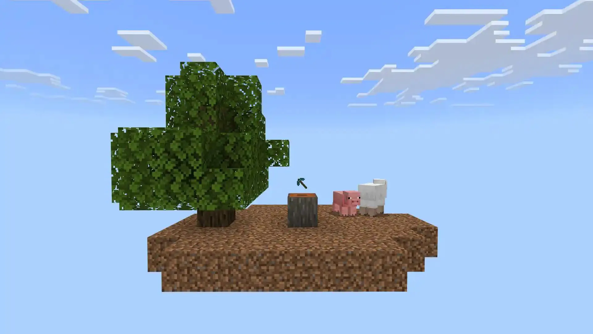 One Block Map (1.21, 1.20) – MCPE/Bedrock Skyblock