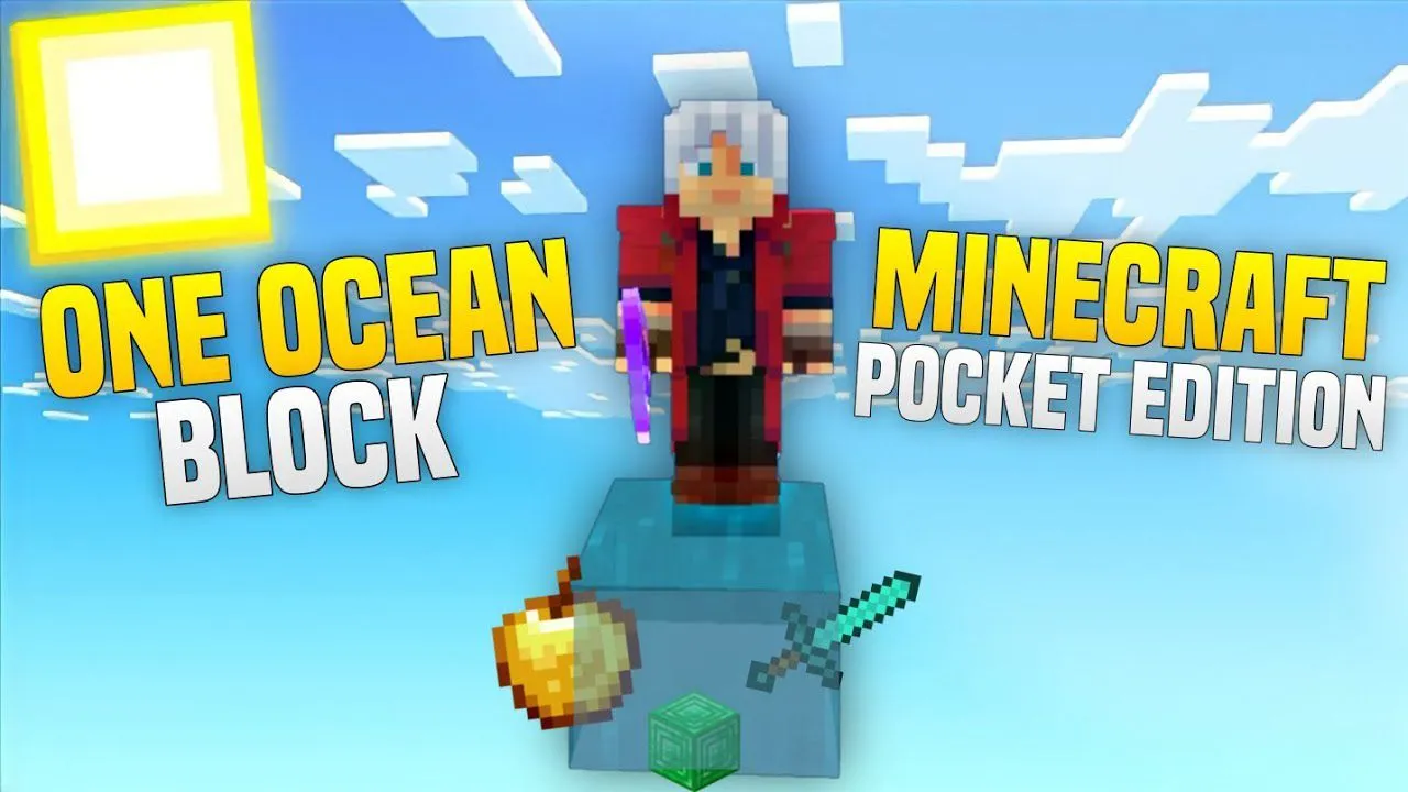 One Ocean Block Map for Minecraft PE 1.21, 1.20 (Bedrock Edition ...