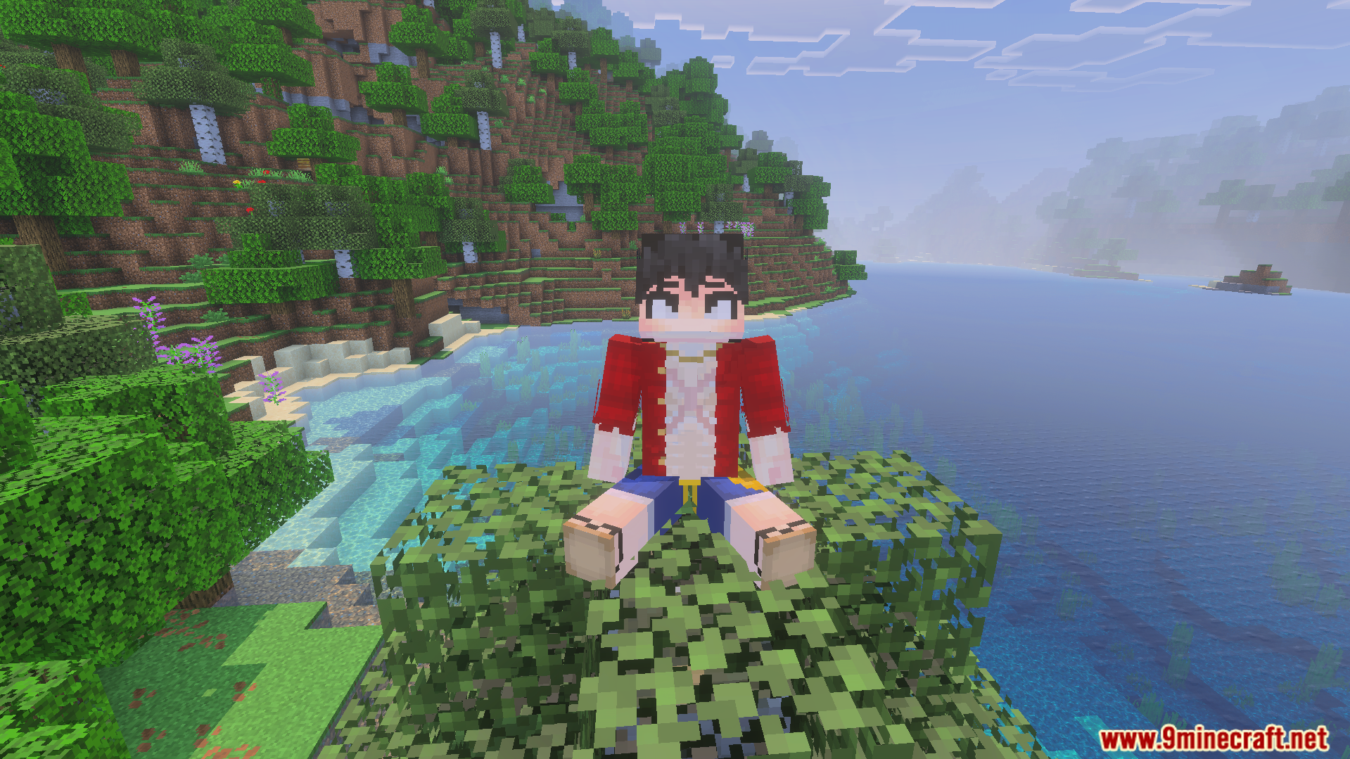 One Piece Addon Screenshot 9 One Piece Addon brings Luffy character model into the Minecraft world
