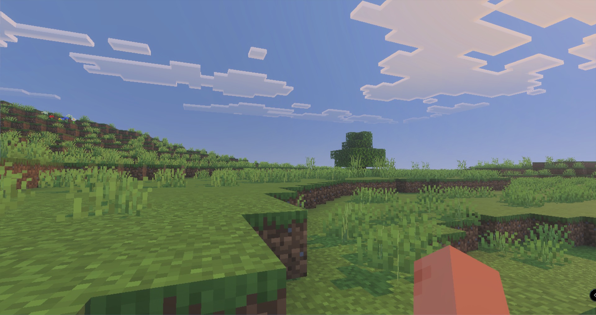 Part II Map Screenshot 6 Scenic view of a grassy landscape with hills and trees under clouds