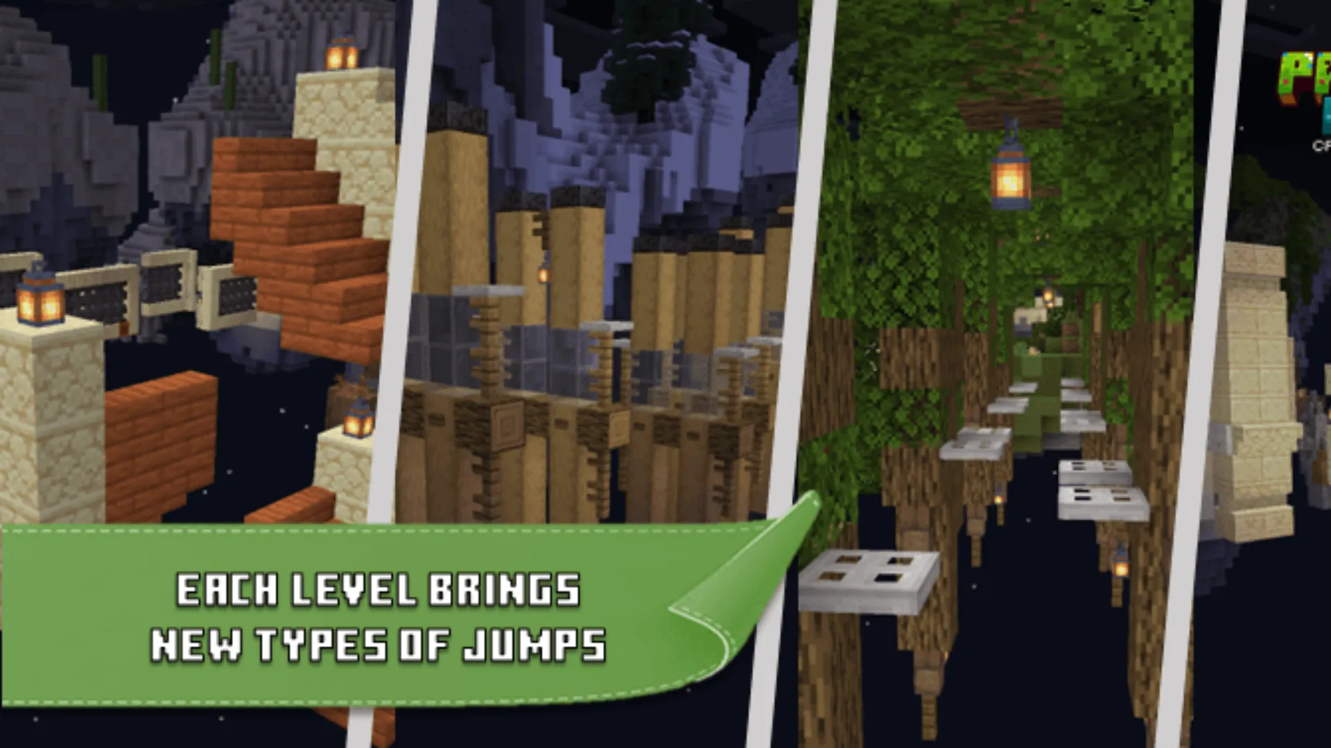 Parkour Arena Map (1.21) – MCPE/Bedrock