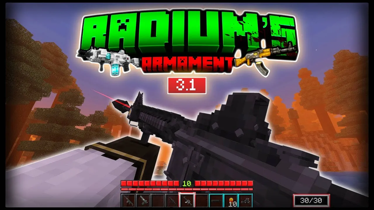 Radium’s Armament 3.1 Addon (1.21) – MCPE/Bedrock Mod