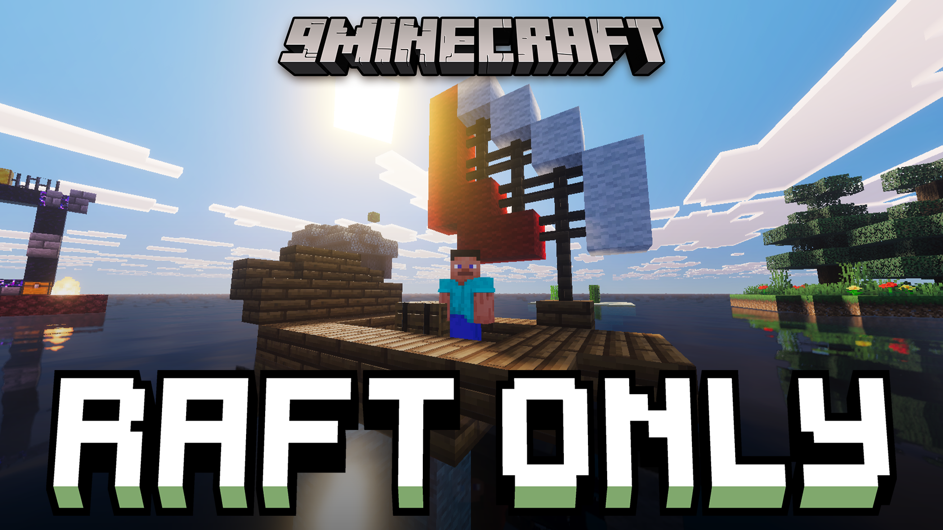 Raft Only Survival Island Adventure Map (26.x, 1.21) – Conquer the Endless Ocean on a Raft for Minecraft PE