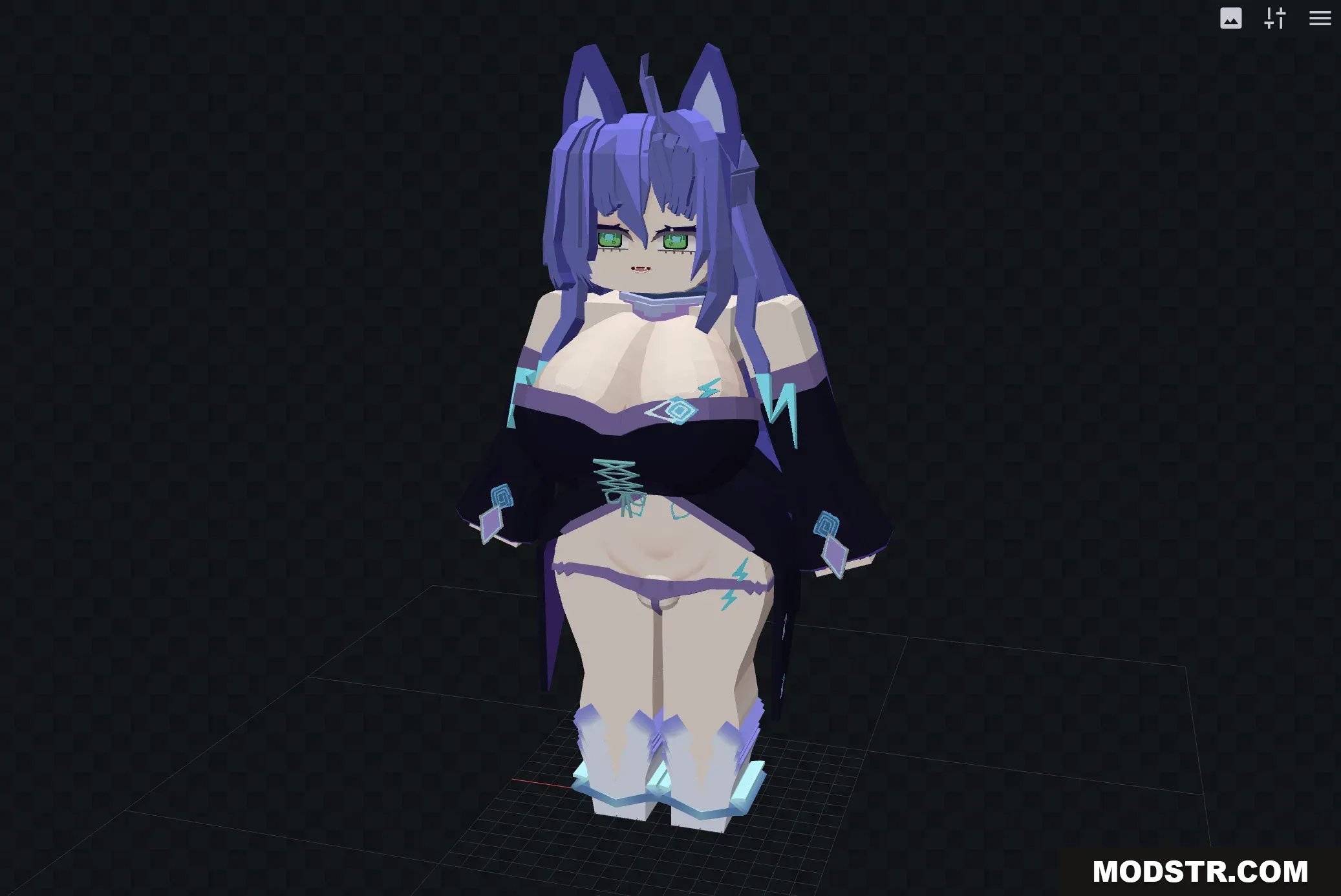 Raiju Jenny Mod MCPE 1.21 – Anime Thunder Girl Addon