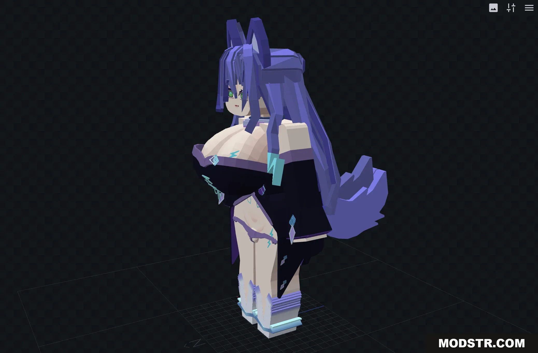 Raiju Jenny Mod MCPE 1.21 – Anime Thunder Girl Addon