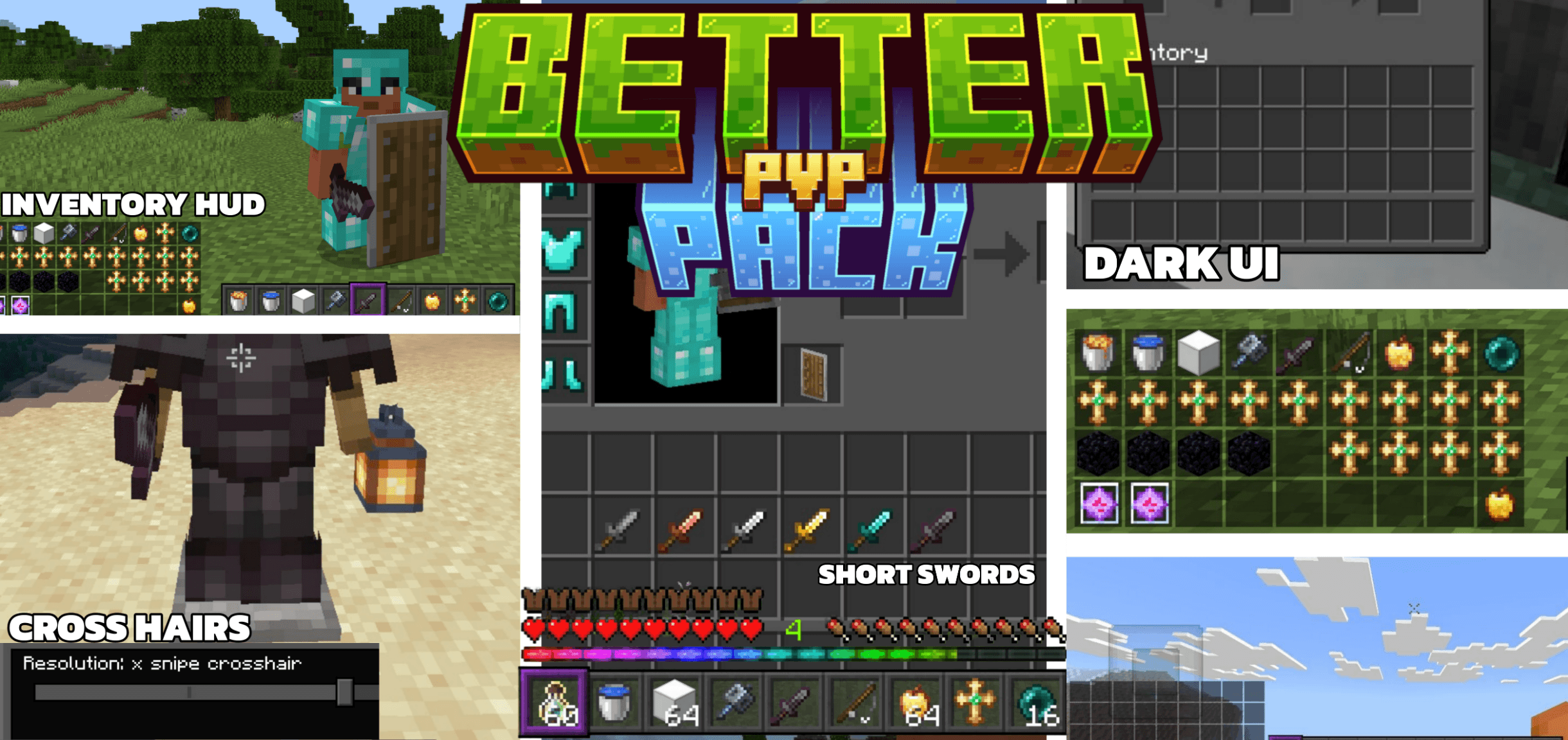 Reefys Better Pvp Texture Pack (26.x, 1.21) – Clean PvP Weapons & Custom HUD