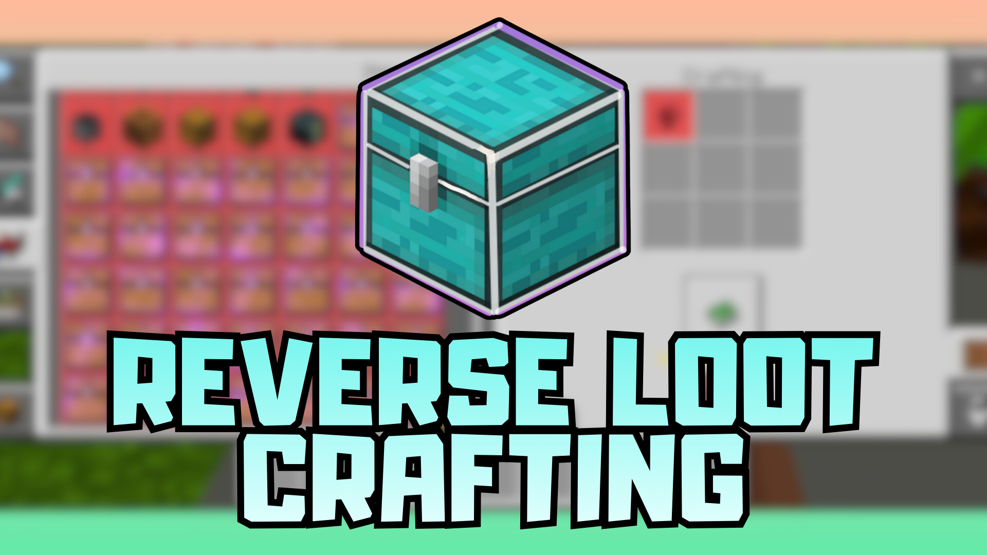Reverse Loot Crafting Addon (1.21) – MCPE/Bedrock