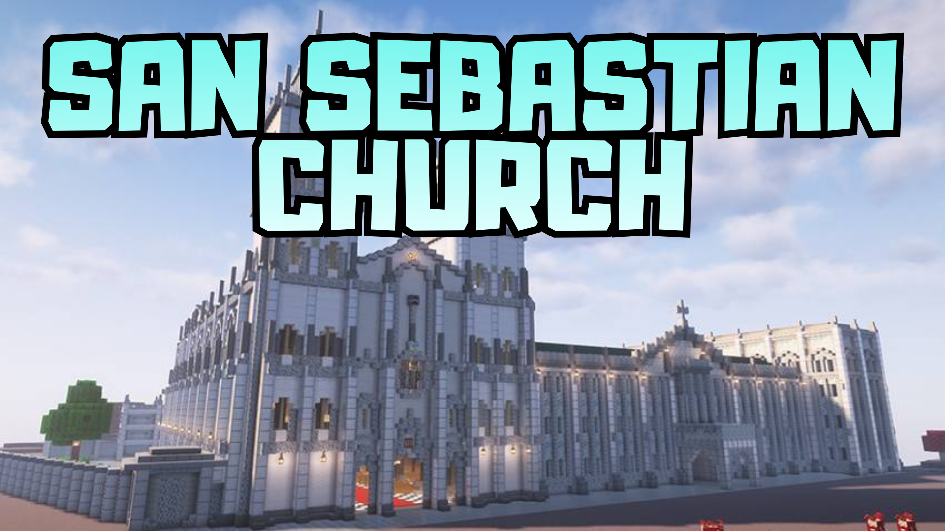 San Sebastian Church Map (1.21) – MCPE/Bedrock