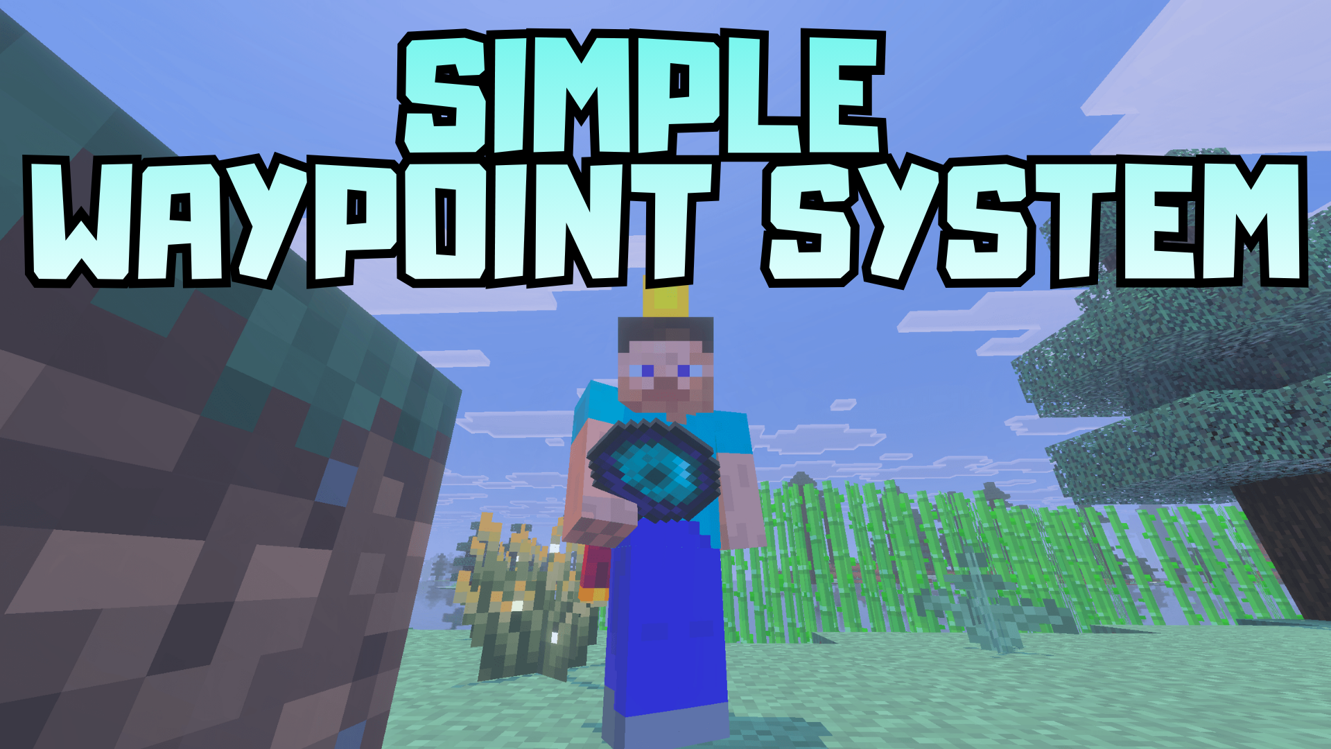 Simple Waypoint System Addon (1.26, 1.21) – MCPE/Bedrock