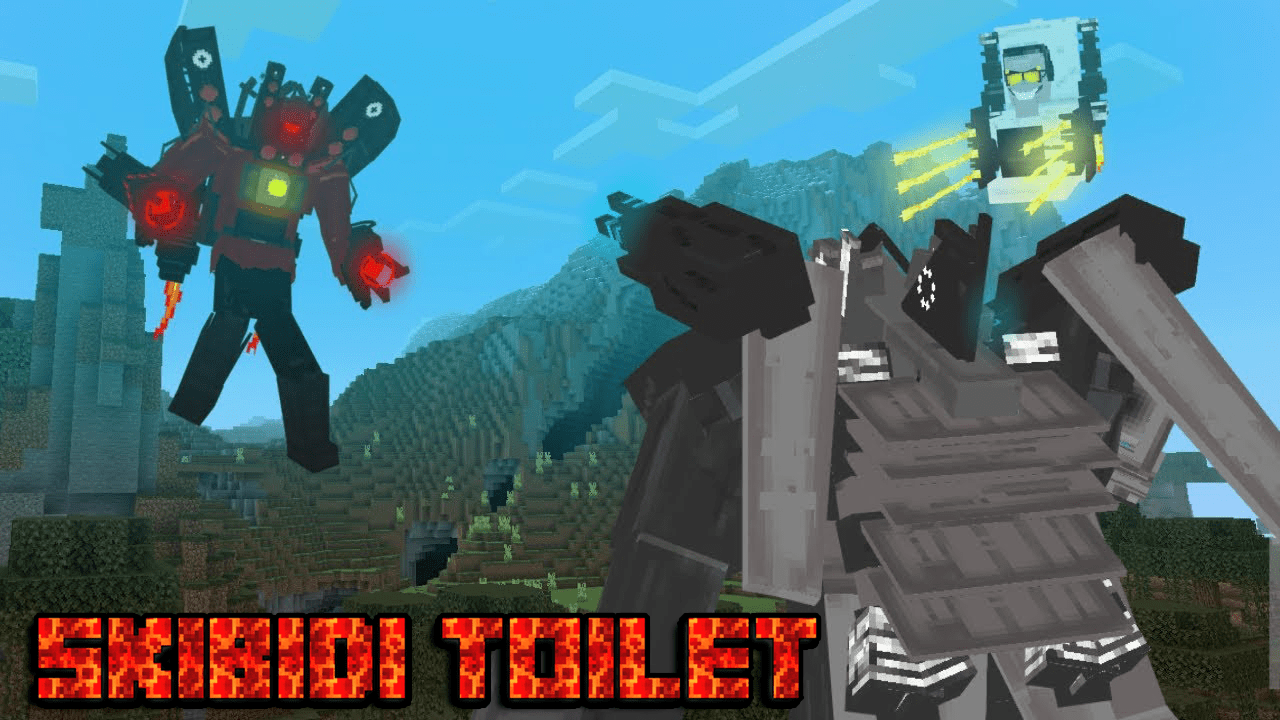Skibidi Toilet Addon (26.x, 1.21) – All New Characters
