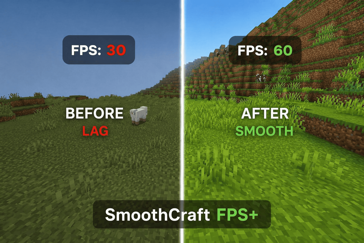 Smoothcraft Fps Plus Texture Pack Screenshot 1 Smoothcraft Fps Plus Texture Pack Screenshot 1