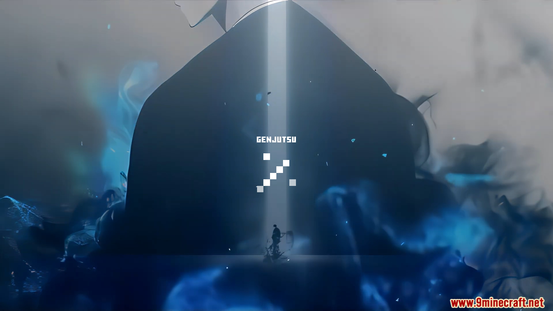 Solo Levelling Animated UI Texture Pack start screen with anime wallpaper