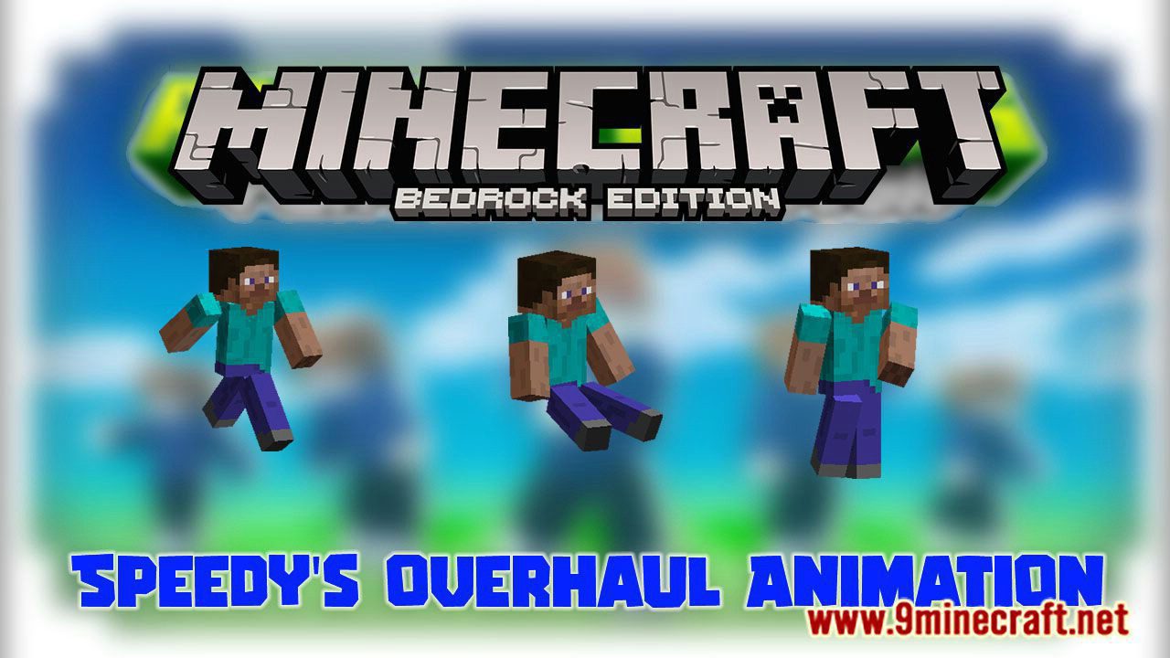 Speedy’s Overhaul Animation Pack (1.26+) – MCPE/Bedrock