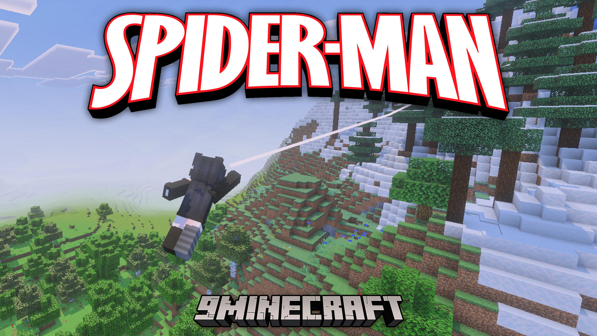 Spider Man Addon (26.x, 1.21) – Swing Through Multiverse Portals With Web Shooters