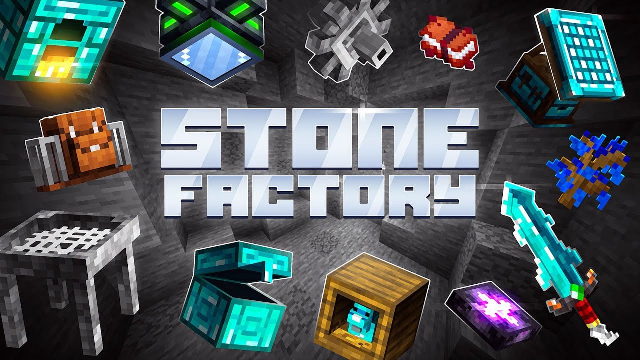 Stone Factory Addon (1.21) – MCPE/Bedrock Mod