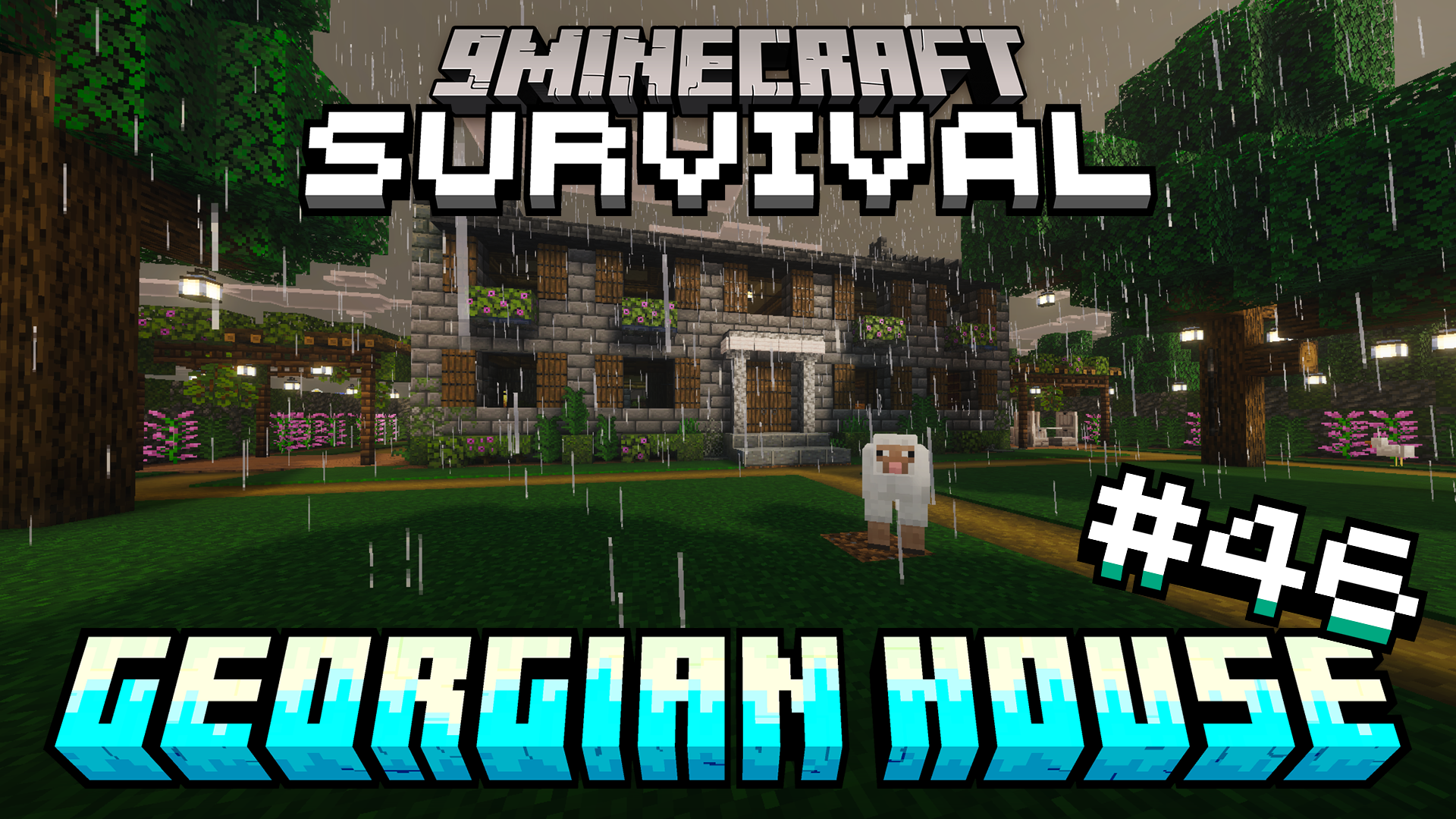 Survival Georgian House 46 Map (26.x, 1.21) – Skip the Early Grind with a Cozy Plains Home