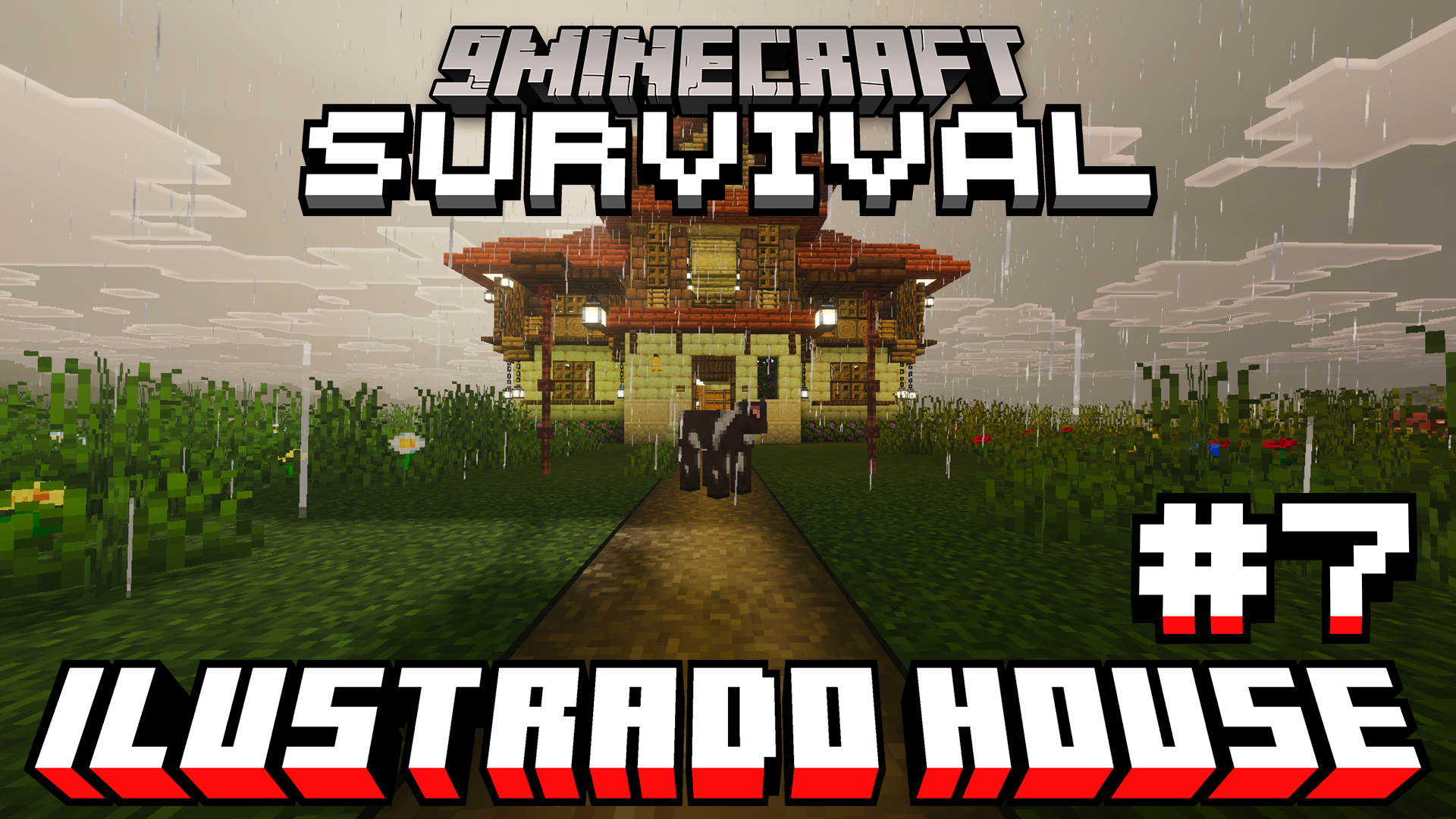 Survival Ilustrado House 7 Map (26.x, 1.21) – Start a New Life in a Cozy Village Home