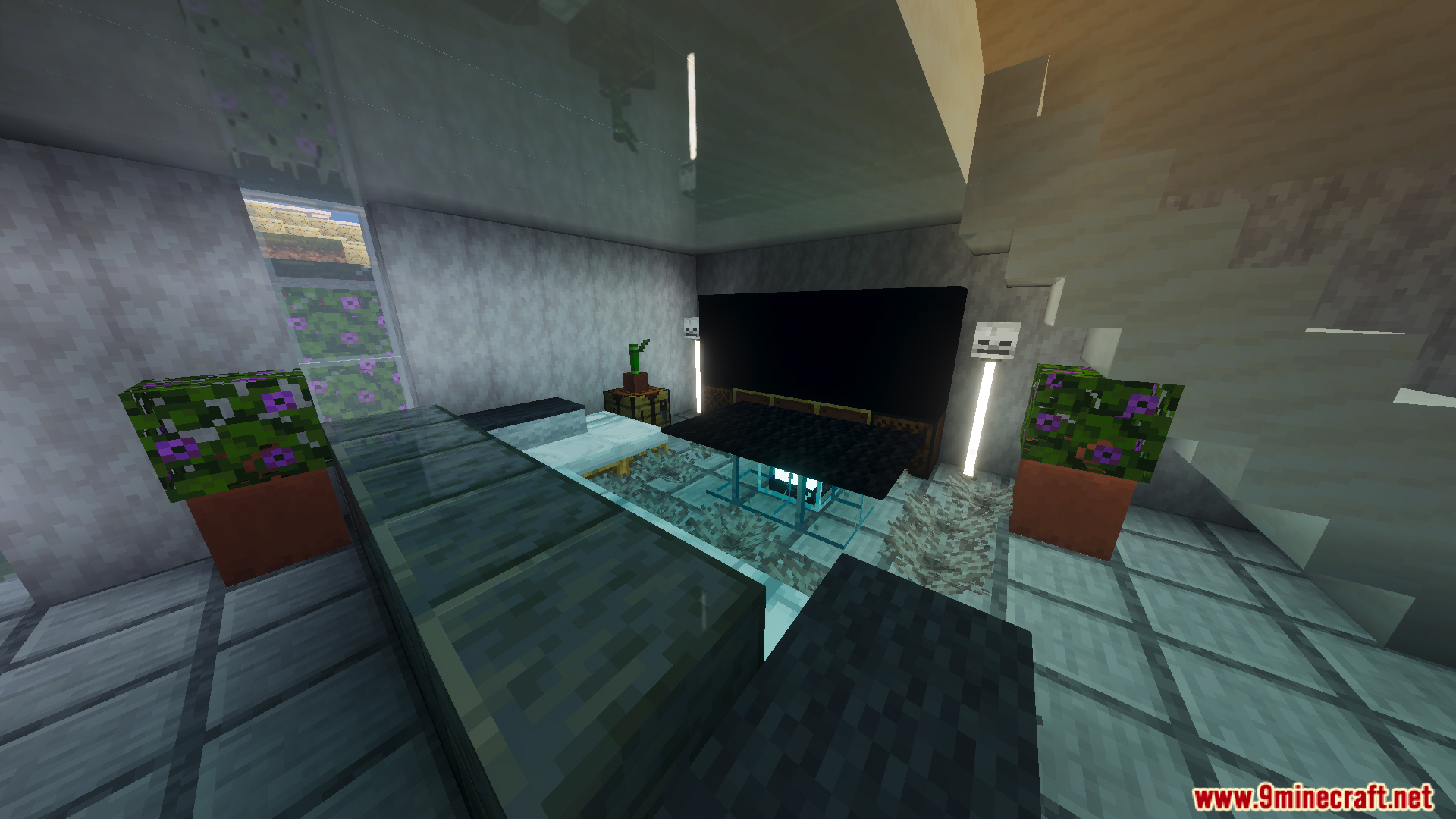 Survival Modern House 91 Map Screenshot 3 A modern living room inside the Survival Modern House Ninety One Map