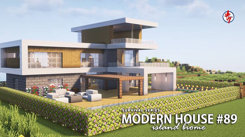 Survival Modern House 89 Map (26.x) – MCPE/Bedrock