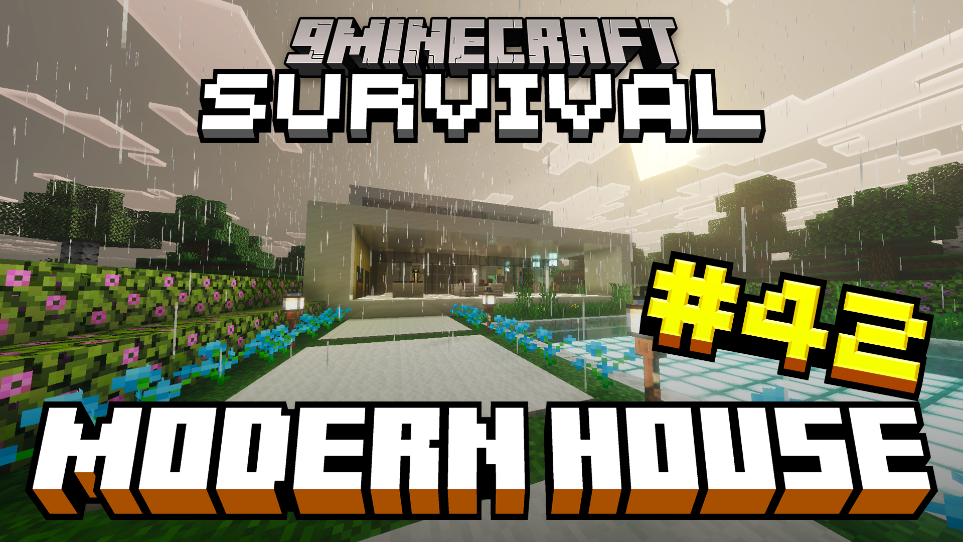 Survival Modern House 42 Map (26.x) – Move Into a Luxury Village Base on Day One