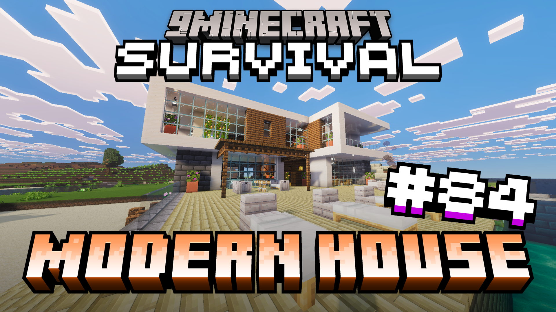 Survival Modern House 84 Map (26.x, 1.21) – Skip the Grind in a Luxury Island Villa