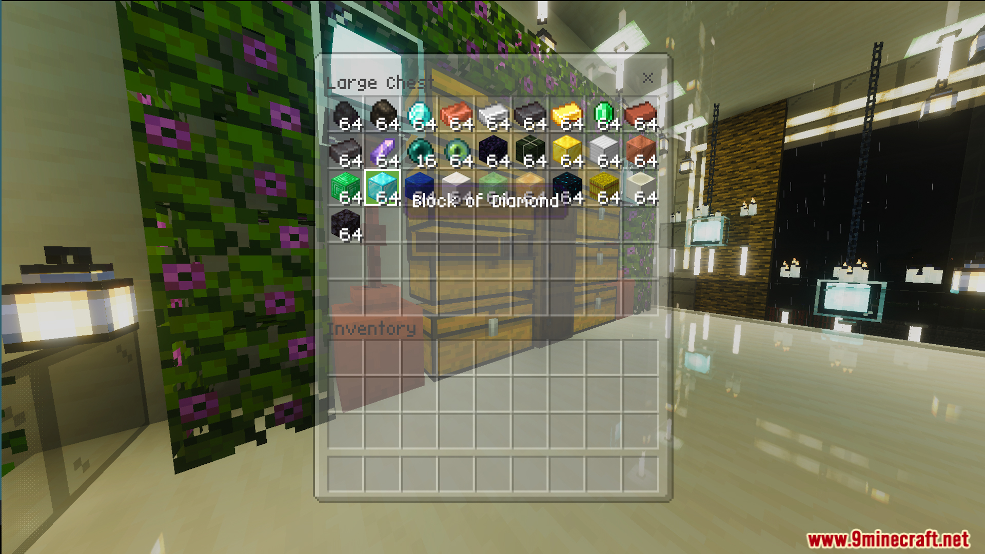 Survival Modern House 6 Map Screenshot 2 Large chest inventory filled with useful items to help you begin surviving
