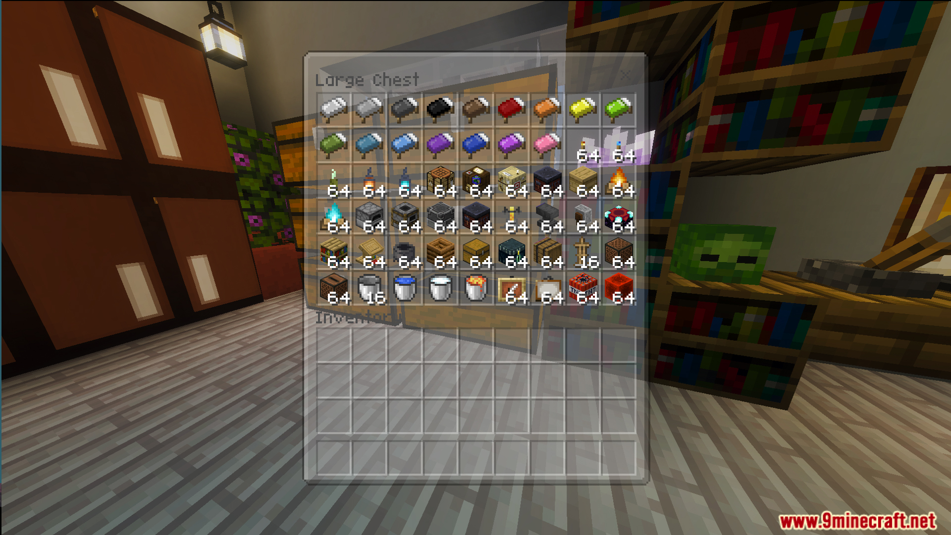 Survival Suburban House 48 Map Screenshot 9 Survival Suburban House map features a large chest filled with survival items