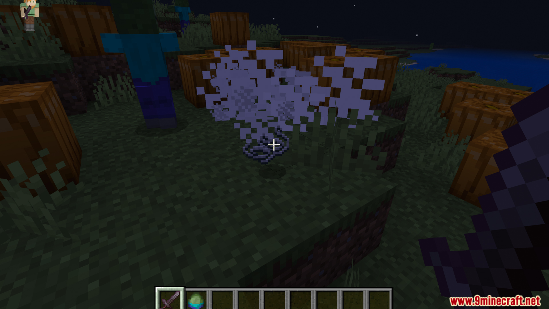 Sweep N Slash Addon Screenshot 9 The sweep attack leaves lingering particle effects on the ground