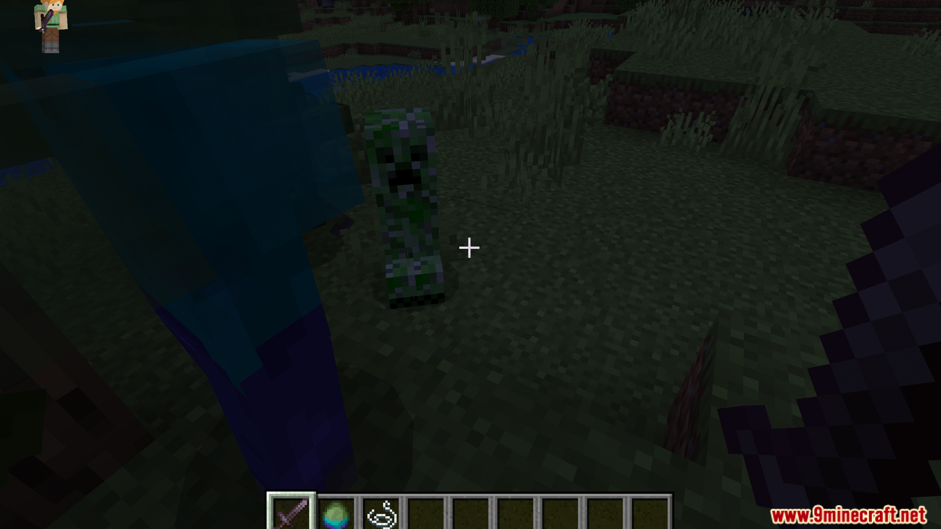 Sweep N Slash Addon Screenshot 10 Preparing a wide sword attack to hit multiple enemies at once