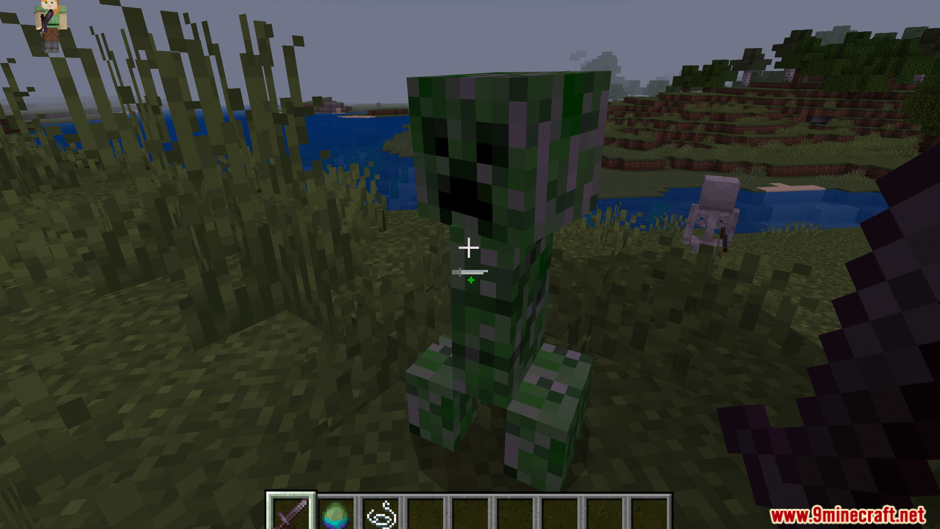 Sweep N Slash Addon Screenshot 11 A new attack indicator appears below the crosshair when fighting