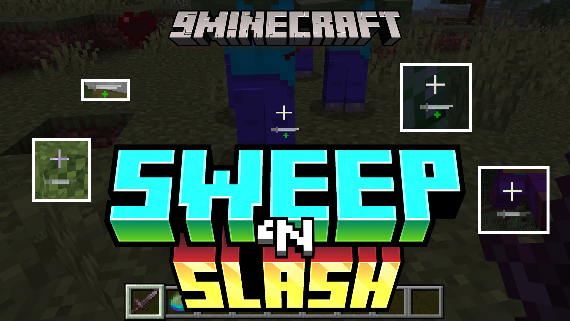Sweep N Slash Addon (26.x) – Adds the Sweeping Sword Attack From Java Edition.
