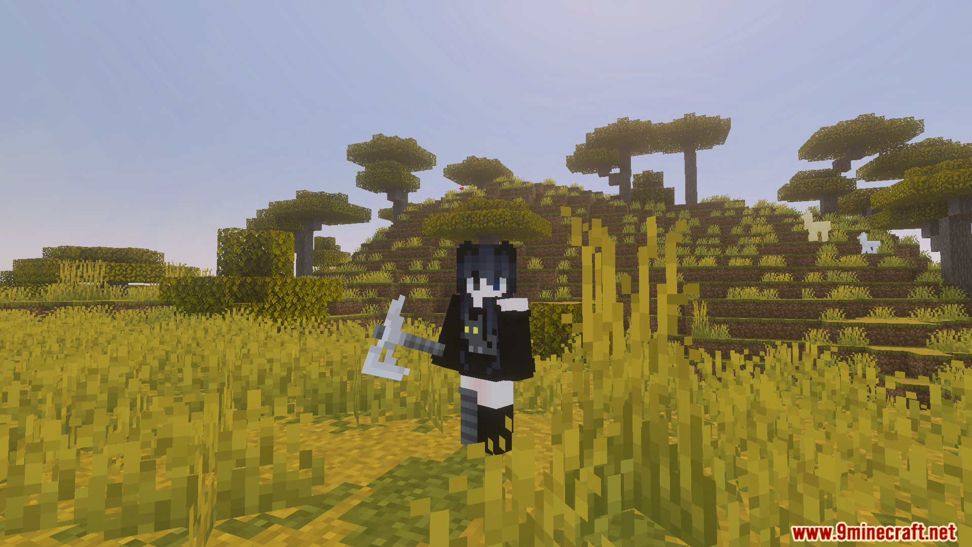 Tactical 3D Tools and 3D Weapons Pvp Texture Pack Screenshot 5 Tactical three dimensional tools and weapons pvp texture pack showing a pickaxe