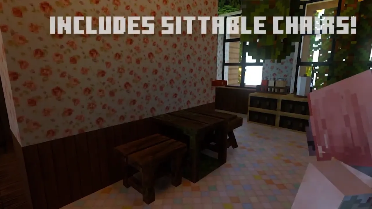 The Faye Fairy Dining Set Addon (1.21) – MCPE/Bedrock Mod