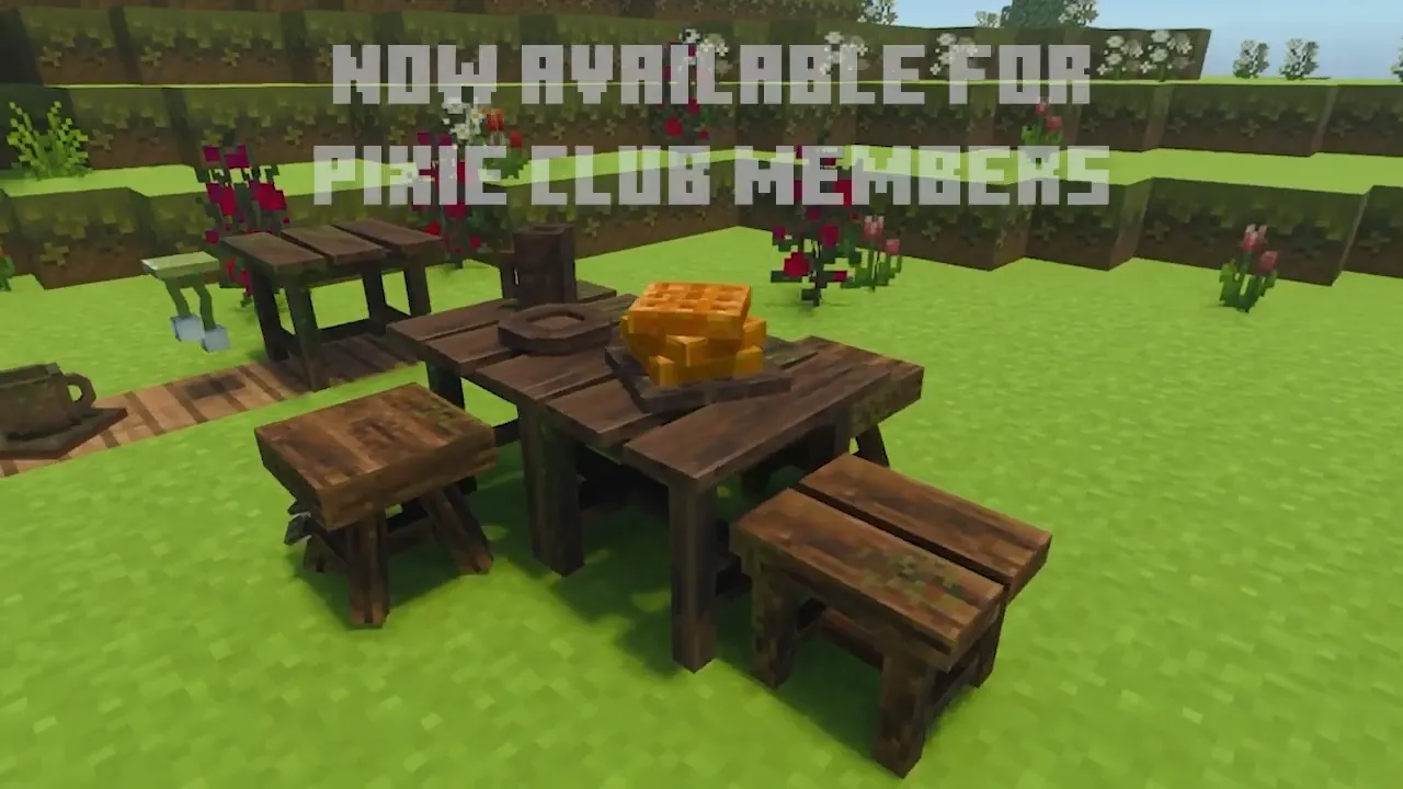 The Faye Fairy Dining Set Addon (1.21) – MCPE/Bedrock Mod